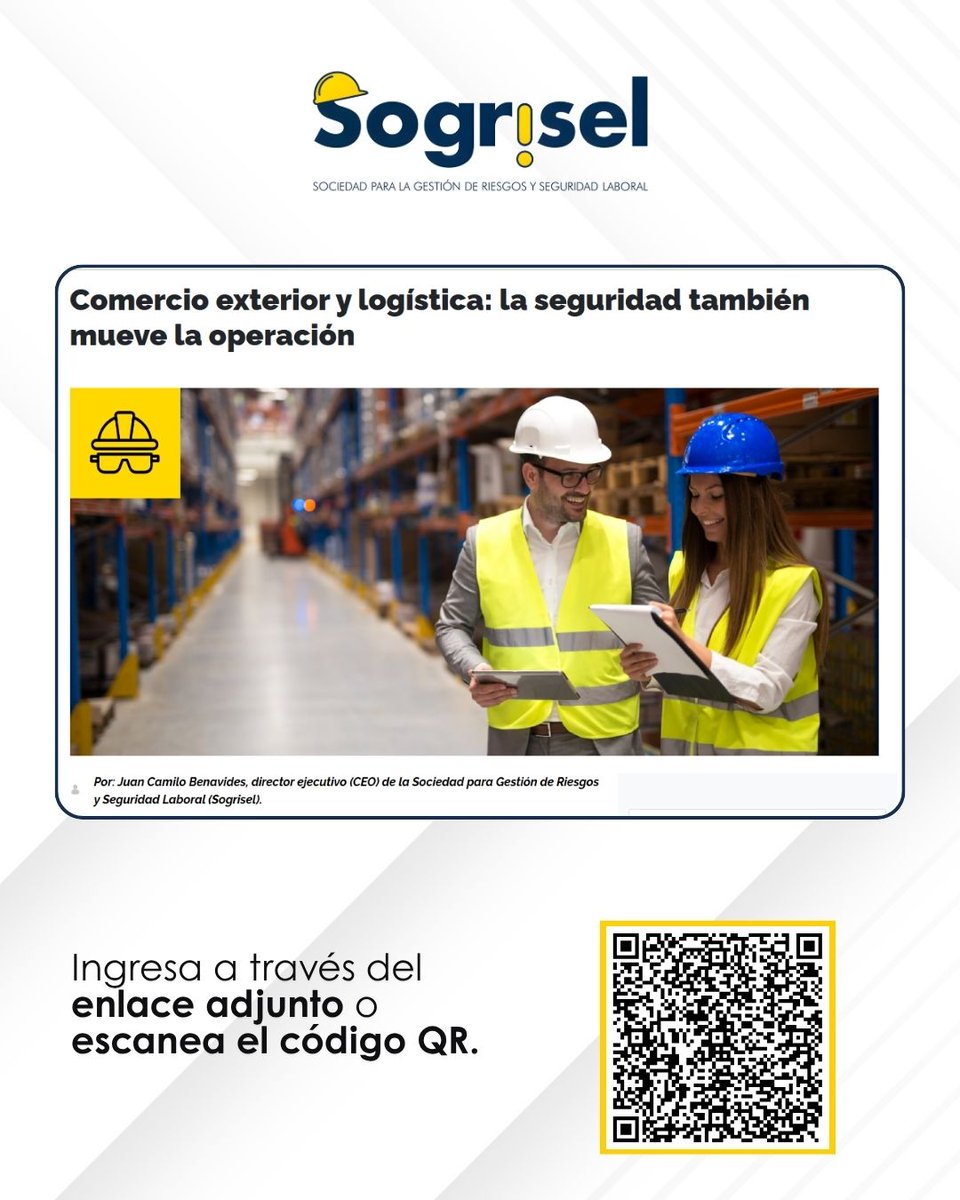 SogriselR's tweet photo. 📦 La logística mueve mercancías, pero también mueve decisiones.

Nuestro CEO, Juan Camilo Benavides Rojas, reflexiona sobre el lugar que ocupa la seguridad dentro de las operaciones de comercio exterior y logística.

📖 Lee el artículo completo 

https://t.co/YqJtPxv64A https://t.co/iZ4XajKl3P