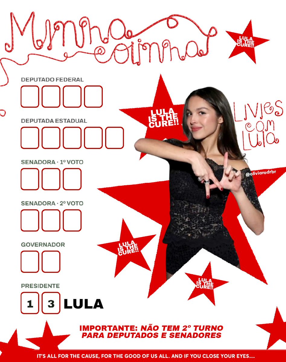 oliviarodrbr's tweet photo. 🚨 Livies, o @fabiocalcaa criou um site para vocês gerarem a colinha de vocês com o design do ORBR de forma rápida e prática! 💖

Acessem, façam a de vocês e votem com consciência no domingo. ❤️
https://t.co/ivt4fhO9xI https://t.co/oBoaidbDw8