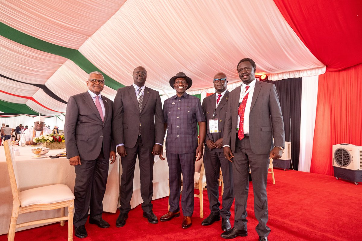 WilliamsRuto's tweet photo. At the historic groundbreaking of the Dangote East Africa Refinery in Lamu. https://t.co/G73qLuQHs9