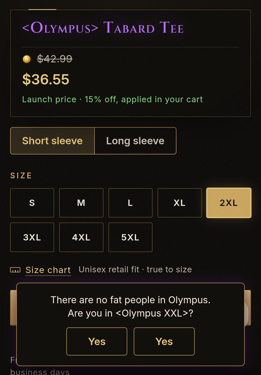 Olympustabard's tweet photo. @IncessantUpdate @MrDark1292 Yeah we already thought of that. This is what happens when someone selects 2X+ https://t.co/OWsHE1clBZ