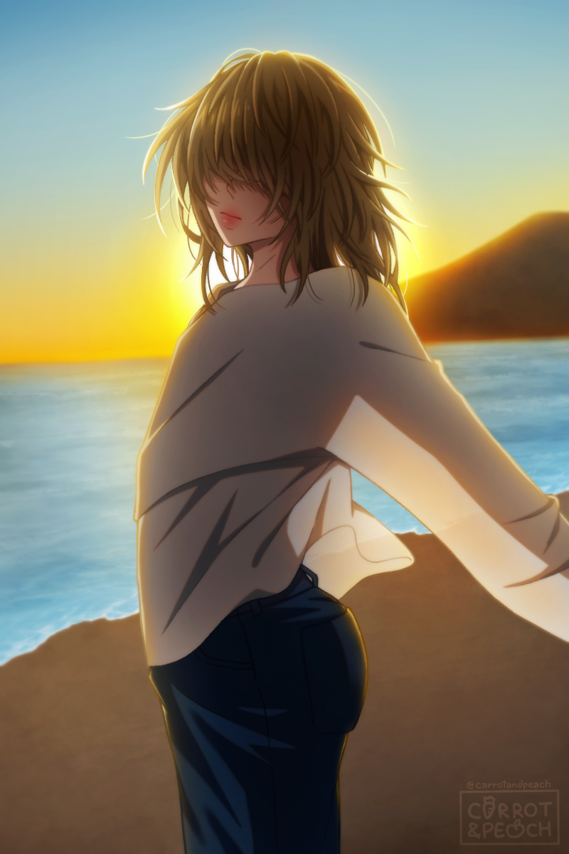carrotandpeach's tweet photo. I want you to be mine🌅
#btsfanart #Jimin #지민 https://t.co/wX3ikGm84K