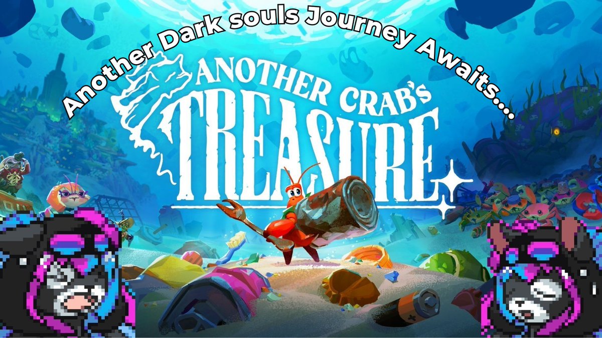 NeppynepnepVT's tweet photo. BONJOUR!
we are going to back to la crebs journey through the oceon!

how many times will i die this time?
25 is on the death counter so far!

6:30 PM

see you then!

au revoir!

#anothercrabstreasure #soulslike #twitch https://t.co/0Svsd5Y00r