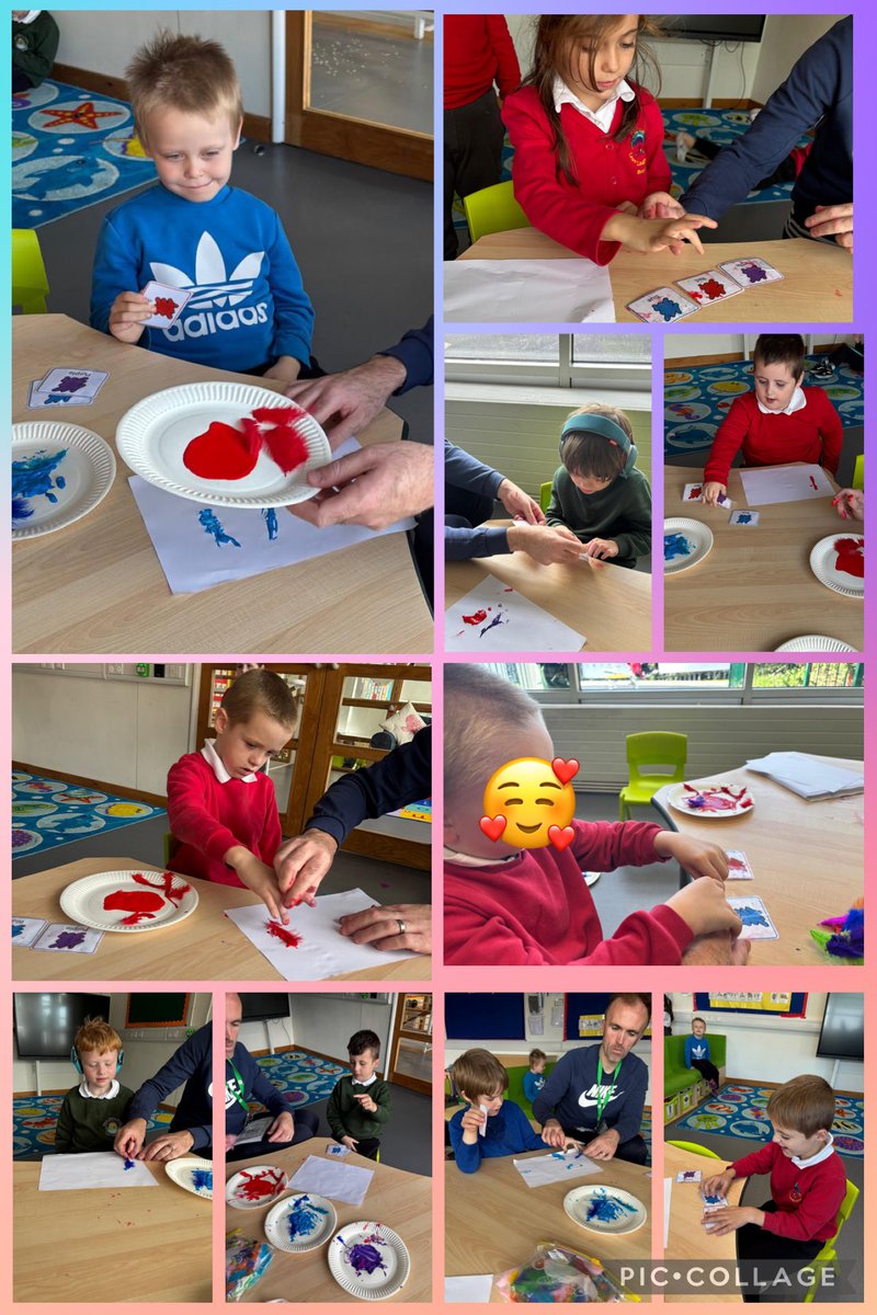 YsgolCambrian's tweet photo. #YCCCLASS3 sat fantastically during Bucket Time this morning and worked on their communication skills while printing feathers for Non-Speaking Day. πͺΆπ #NonspeakingDay
#TotalCommunication
#EveryVoiceMatters https://t.co/VMZpi9As7n