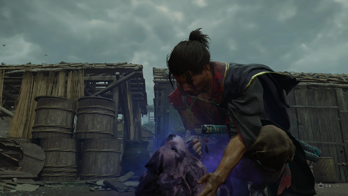 hamham_515's tweet photo. 妹が進めていた鬼武者を自分もプレイしてみたんですがなんという…度し難きもふもふがいる…！撫でれる！ https://t.co/m7gc6Yblfw