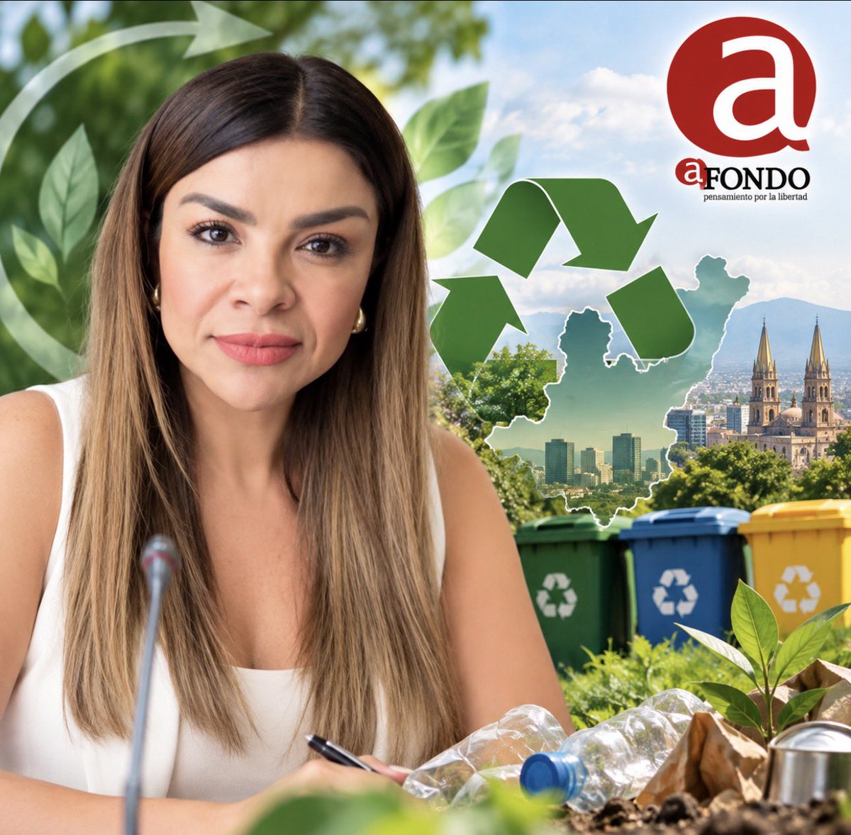 afondoJAL's tweet photo. Diputada Gabriela Cárdenas @GabyCardenas impulsa Ley de Economía Circular para transformar manejo de residuos en Jalisco
“La propuesta cobra también relevancia en el escenario político de #Zapopan, donde Cárdenas se perfila como una fuerte aspirante de @MovCiudadanoJal para buscar la candidatura a la presidencia municipal en 2027. La legisladora ha incrementado su presencia a través de una agenda que combina trabajo legislativo, medio ambiente, innovación y vinculación con sectores productivos”. @LegislativoJal 
https://t.co/o6aB9PHpnA
