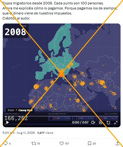AfpFactual's tweet photo. 🌍 ¿Este gráfico representa las llegadas irregulares de inmigrantes a Europa?

🔍 En realidad, malinterpreta datos oficiales de detecciones de personas en situación irregular, que no se pueden sumar a lo largo del tiempo. 

➡️ https://t.co/NM98x5WaMF https://t.co/Q1wQdoZqQP