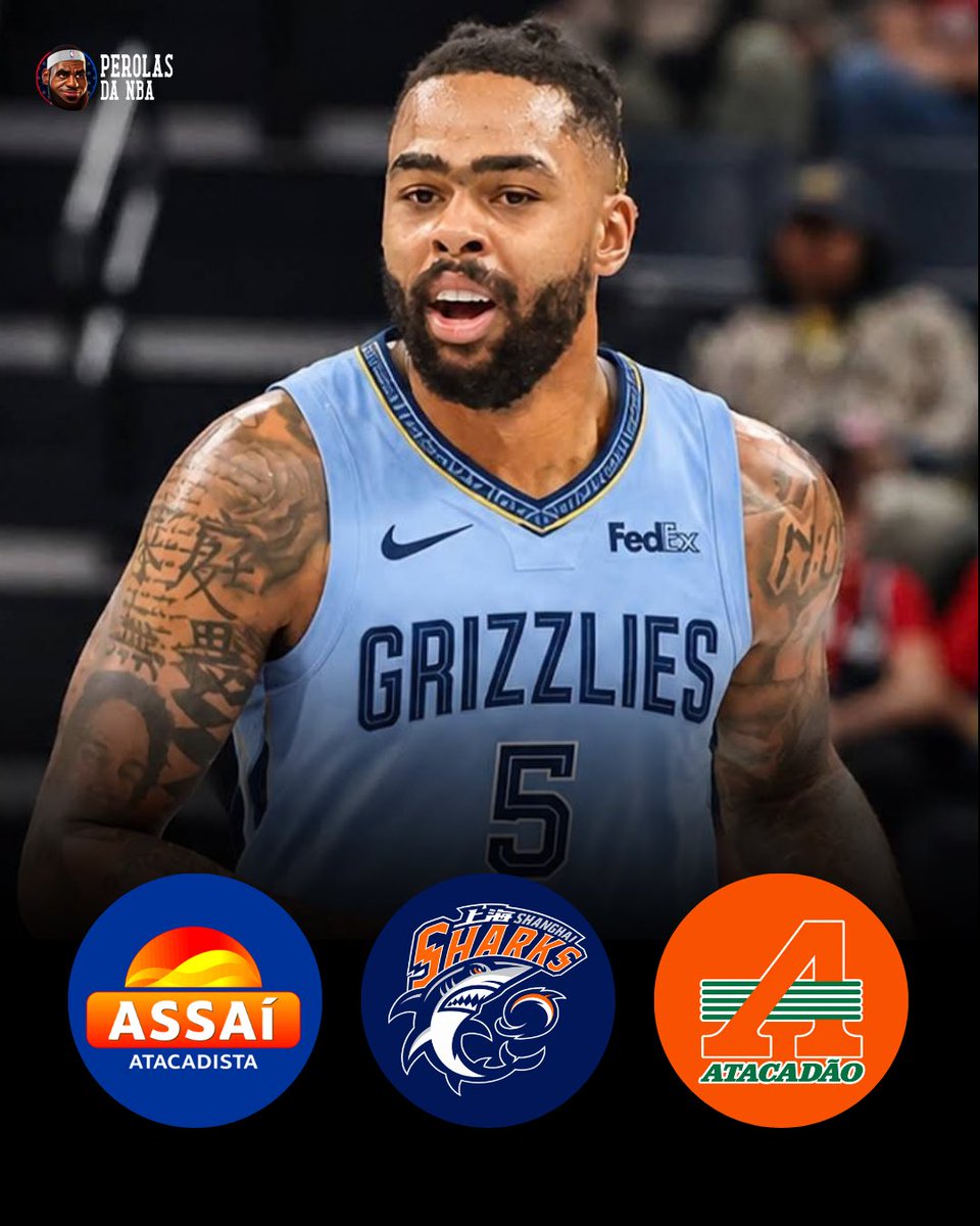PerolasdaNBA's tweet photo. D’Angelo Russell recebeu proposta de outras duas franquias, mas preferiu assinar com o Shanghai Sharks https://t.co/OXYLNFsw98