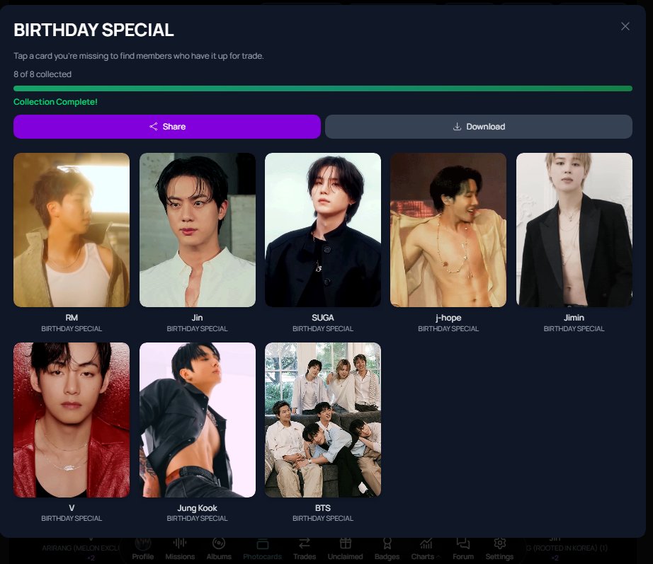 jil875's tweet photo. Finally pulled Jimin's pc from the first Birthday Special collection!!! 🙌

Collection Complete🥳 #BCD_App

🎮 https://t.co/4zsOEDHOUc https://t.co/dikP4n1rRu