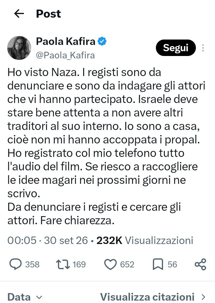 Kety_geretto's tweet photo. Danno dei "traditori" a registi e soldati israeliani, scambiando un documentario premiato a Venezia per un film con gli "attori". Poi, appena i fatti smentiscono la loro propaganda, cancellano il post e scappano. Lo screenshot resta a futura memoria. https://t.co/0voVB4OW9D