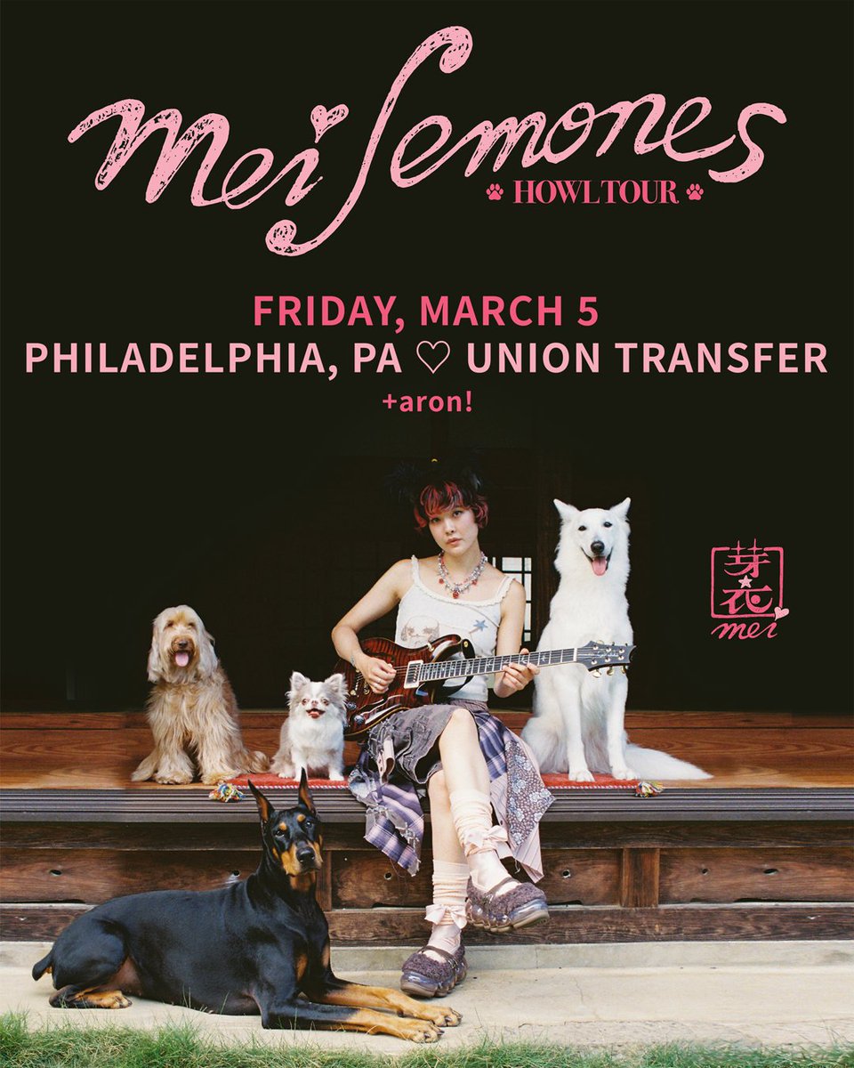 UnionTransfer's tweet photo. *Just Announced*
➡️3/5 MEI SEMONES with aron! 
🎟️On Sale Friday, 10/2 at 10:00am https://t.co/Z42DCj3jHL https://t.co/kmXiBkgthI