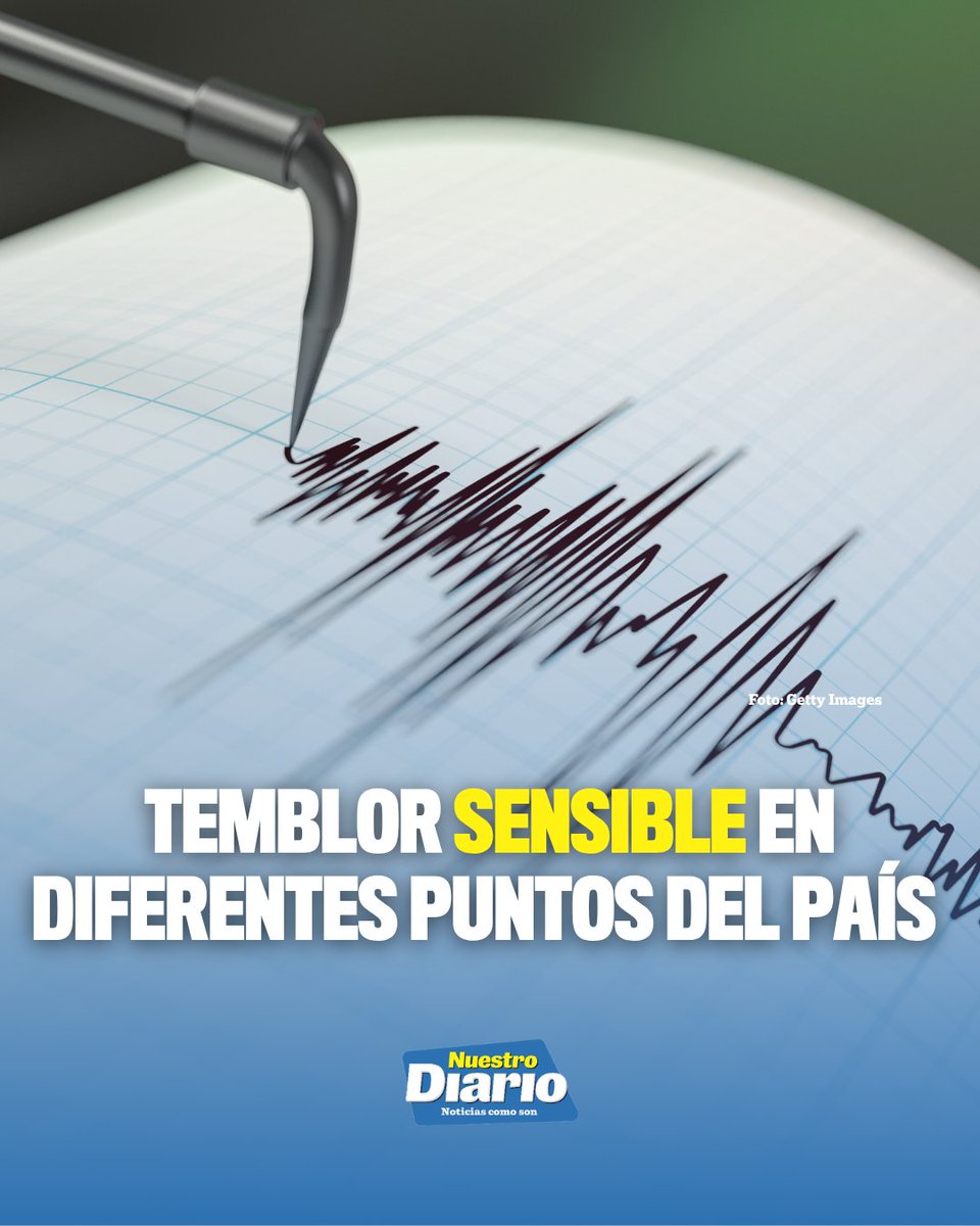 #URGENTE | Temblor sensible en diferentes puntos del país. ¿Lo sentiste? Compártenos tu reporte. #NuestroDiario #TemblorGT #SismoGT