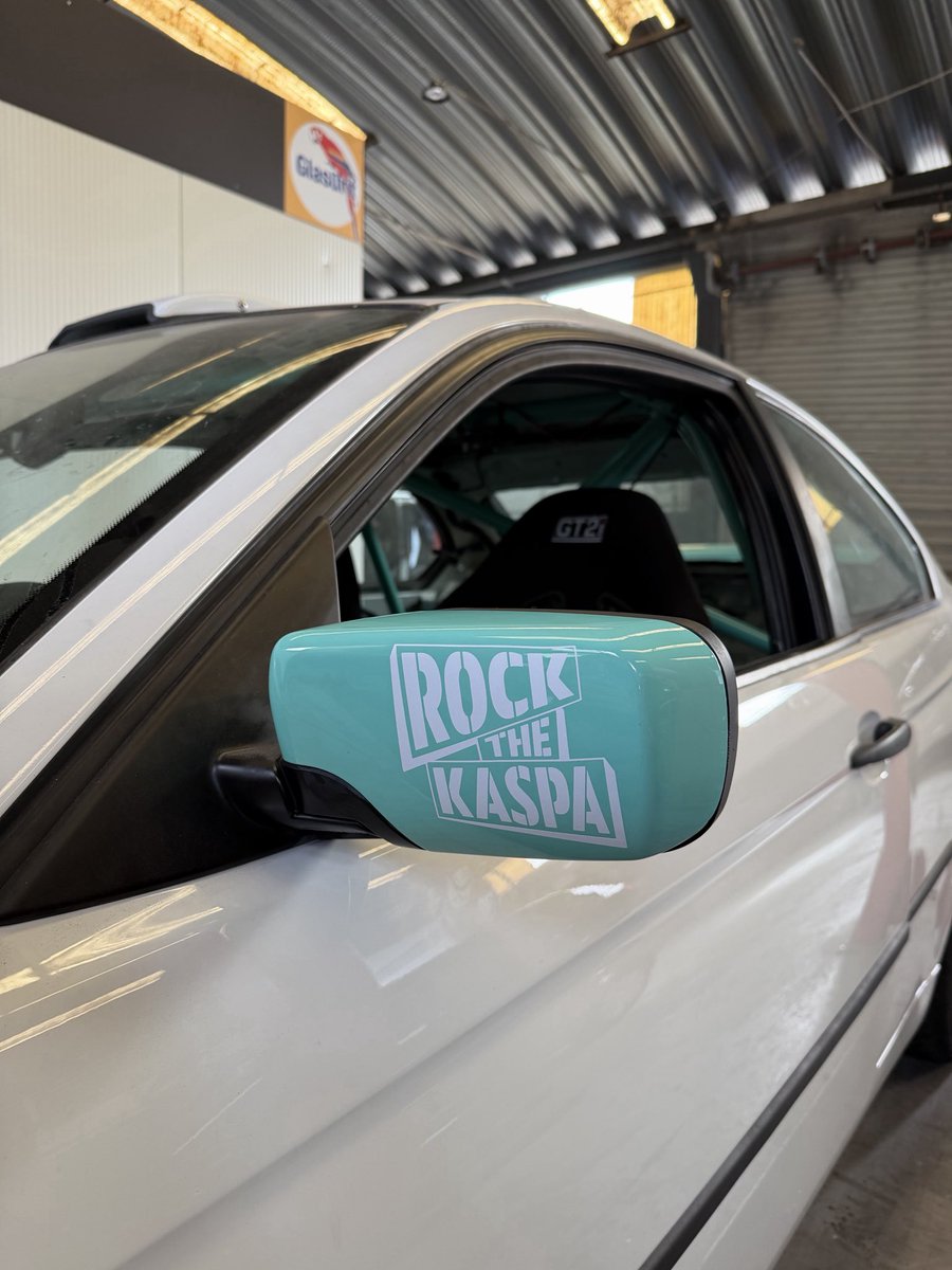 ExTriage's tweet photo. Hello Kaspians! 💚

@ChadBallantyne graphics have arrived, and they look absolutely amazing! I immediately started looking for the best quote to print and apply the rally car livery designed by @rhubarbmedia 

Honestly, the prices gave me a fright 😂 Some companies quoted as much as €3,500, and the lowest quote I could find was €1,420.

Chad even offered to organise a fundraiser for the livery, but asking for donations has never come easily to me. So I bought a vinyl cutter out of my own pocket and started cutting Chad’s designs myself! 💪

I’ll cut as much of the artwork as possible in vinyl. When I get to the parts that need digital printing, I’ll decide whether to outsource them or buy the printer myself 😂 Every quote I’ve received would cover buying the machine, doing the job myself, and still leave me with money to spare!

If any Kaspian owns a business and would like their company logo on the Kaspa Rally Car, get in touch with me! 

As I cut each piece and apply it to the car, I’ll take photos and share the progress here on X.

@rock_the_kaspa is already on the car! 🤘💚

Big hugs, Kaspians!