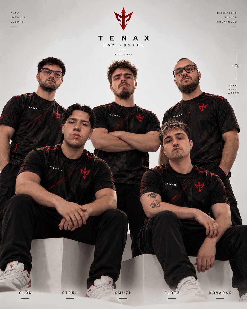 Tenaxcs2's tweet photo. Ya conocéis a los cinco.
Ahora empieza el verdadero reto. 👀
En dos días, damos el siguiente paso.

Estad atentos... 🔥
#CS2 #GOTENAX https://t.co/KVMKQQBIFn