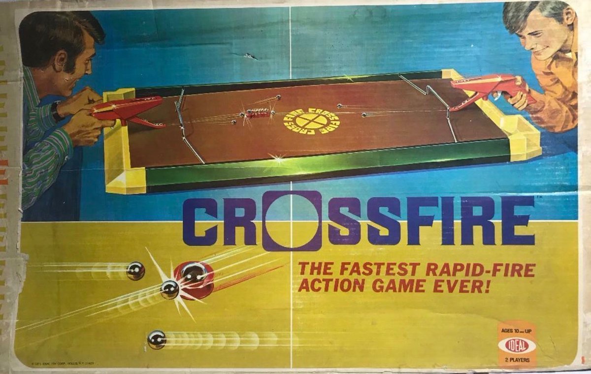 toys_retro's tweet photo. Crossfire โ The Fastest Rapid-Fire Action Game Ever! ๐ฏ๐ฅ
#Crossfire #IdealToys #VintageGames #70sToys #RetroGames #VintageToys https://t.co/x7vvmMSt34