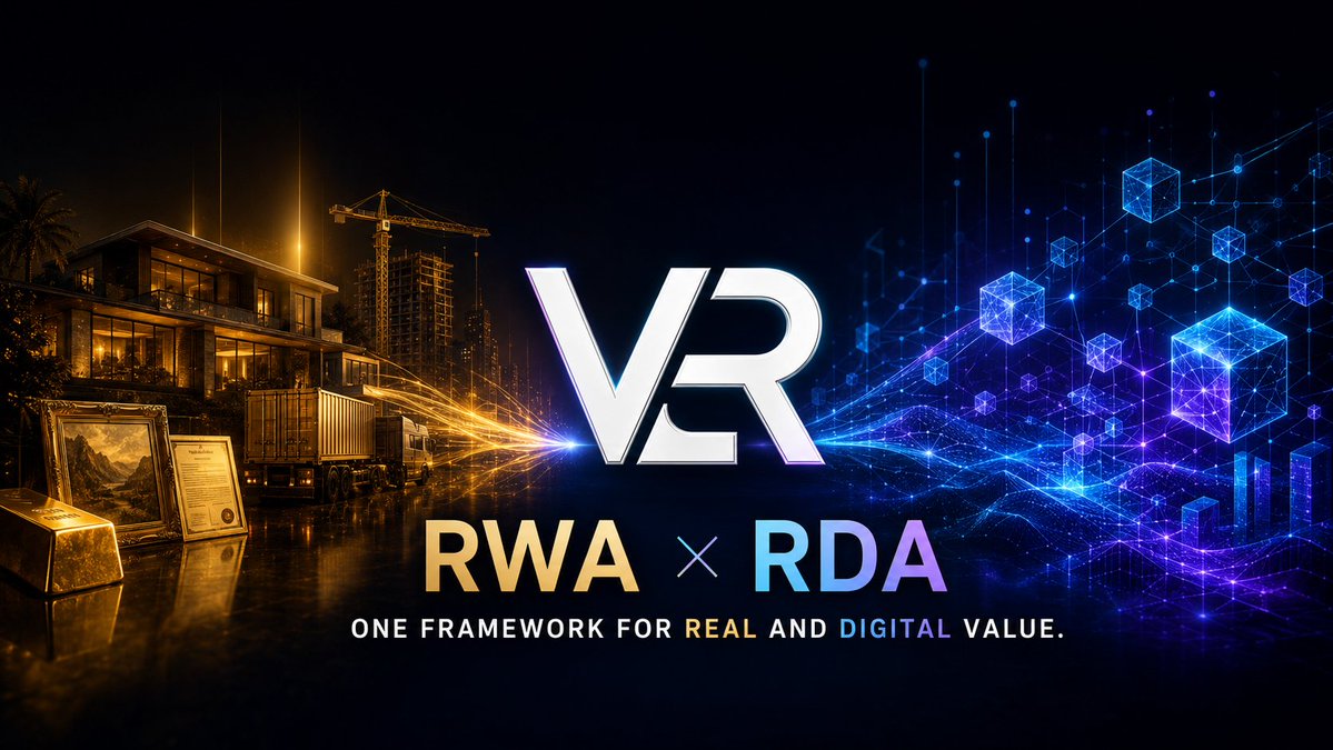 VERPlatform's tweet photo. RWA brings real-world assets on-chain. RDA brings everyday data on-chain.
Vernex connects both, creating an ecosystem where physical value and digital participation can exist within one transparent framework.
#Vernex #RWA #RDA https://t.co/BxdFuWLnM1