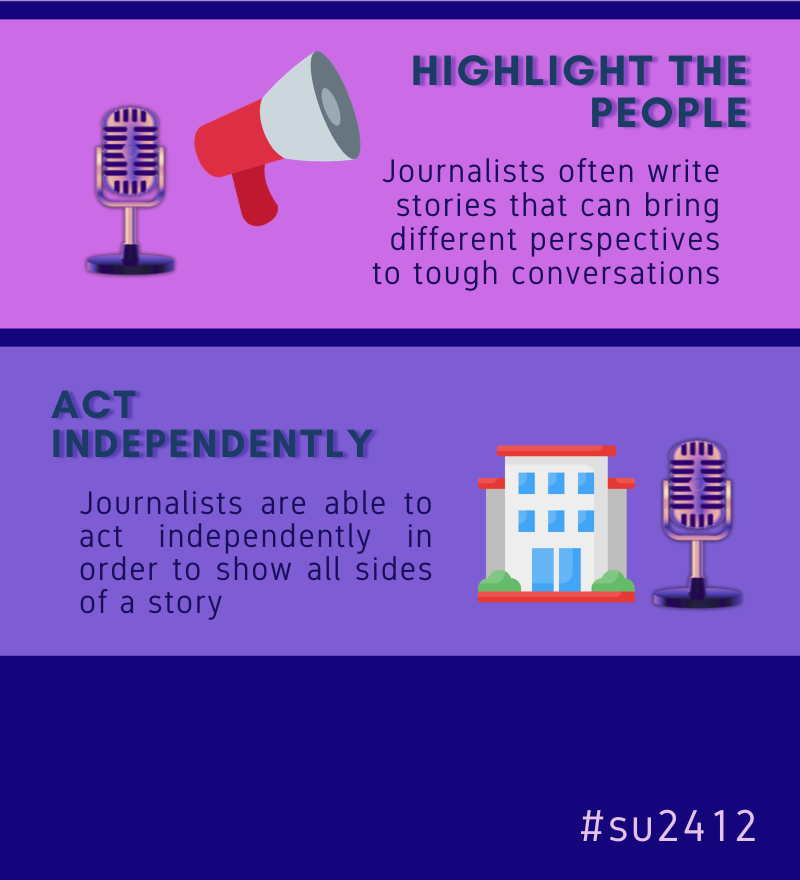 TotallynotAntym's tweet photo. I decided to focus my infographic on my major, and the principles of journalism. Since it's my major, I wanted to highlight the major aspects that journalists abide by. #su2412 #journalism #communications https://t.co/xaEaAj9VtR