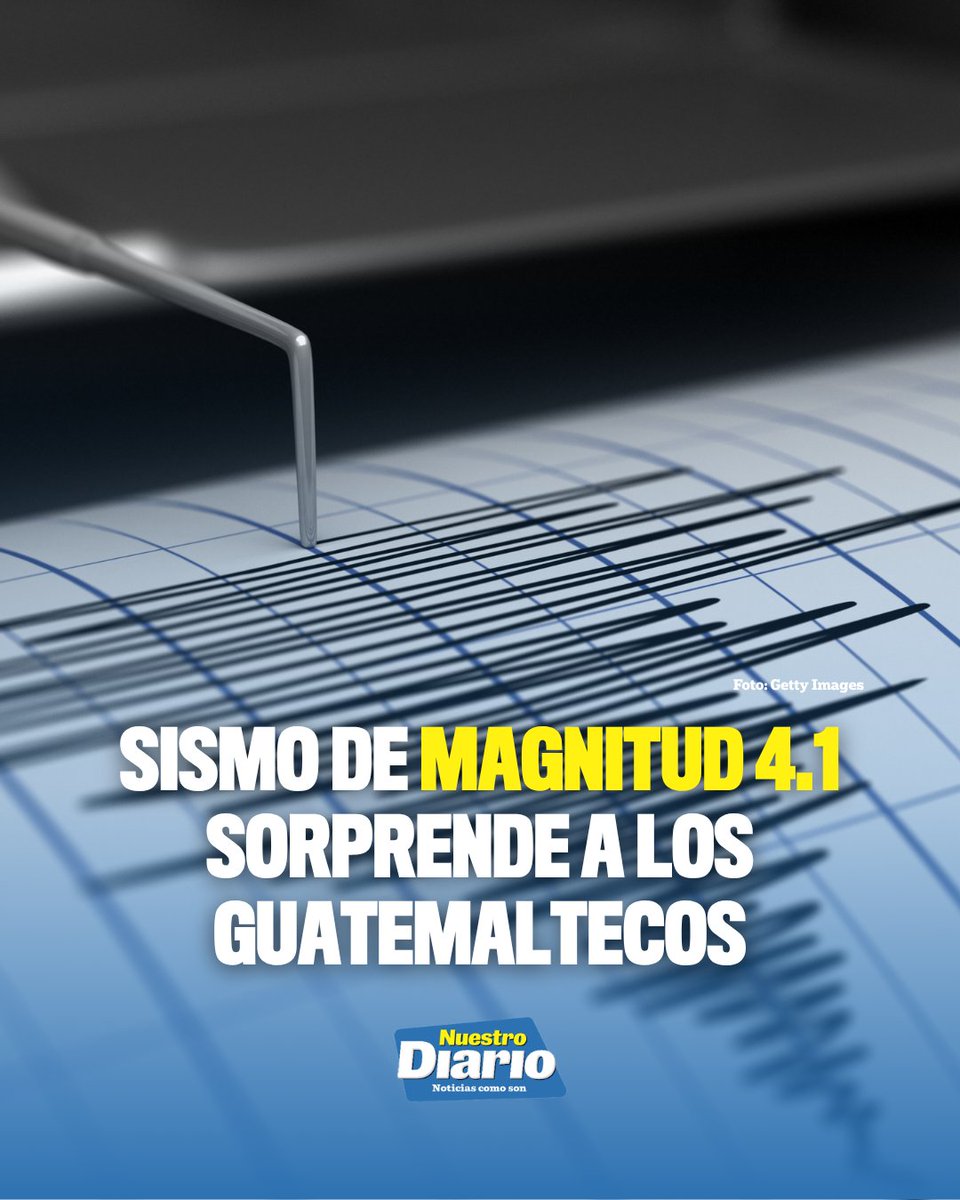⚠️ SISMO SORPRENDE A LOS GUATEMALTECOS ⚠️ El INSIVUMEH informó sobre un temblor de magnitud 4.1 con epicentro en el departamento de Santa Rosa. El fenómeno f…