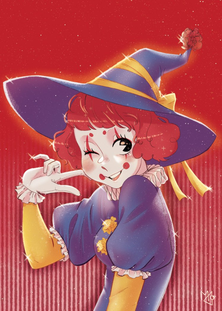 _Myrarose_'s tweet photo. Some clown witches!! Love me some primary colours ❤️💙💛🤡💛💙❤️ https://t.co/cEx3c12iTS
