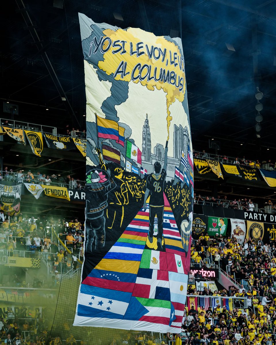 ColumbusCrew's tweet photo. Representation and recognition matter ✨

Sunday night’s Latino Celebration Night pres. by @SherwinWilliams was a total success! Thank you to everybody who came out, celebrated with us, and to those who took part in the night and made it so memorable 🤩 https://t.co/CUfjNgeVSI
