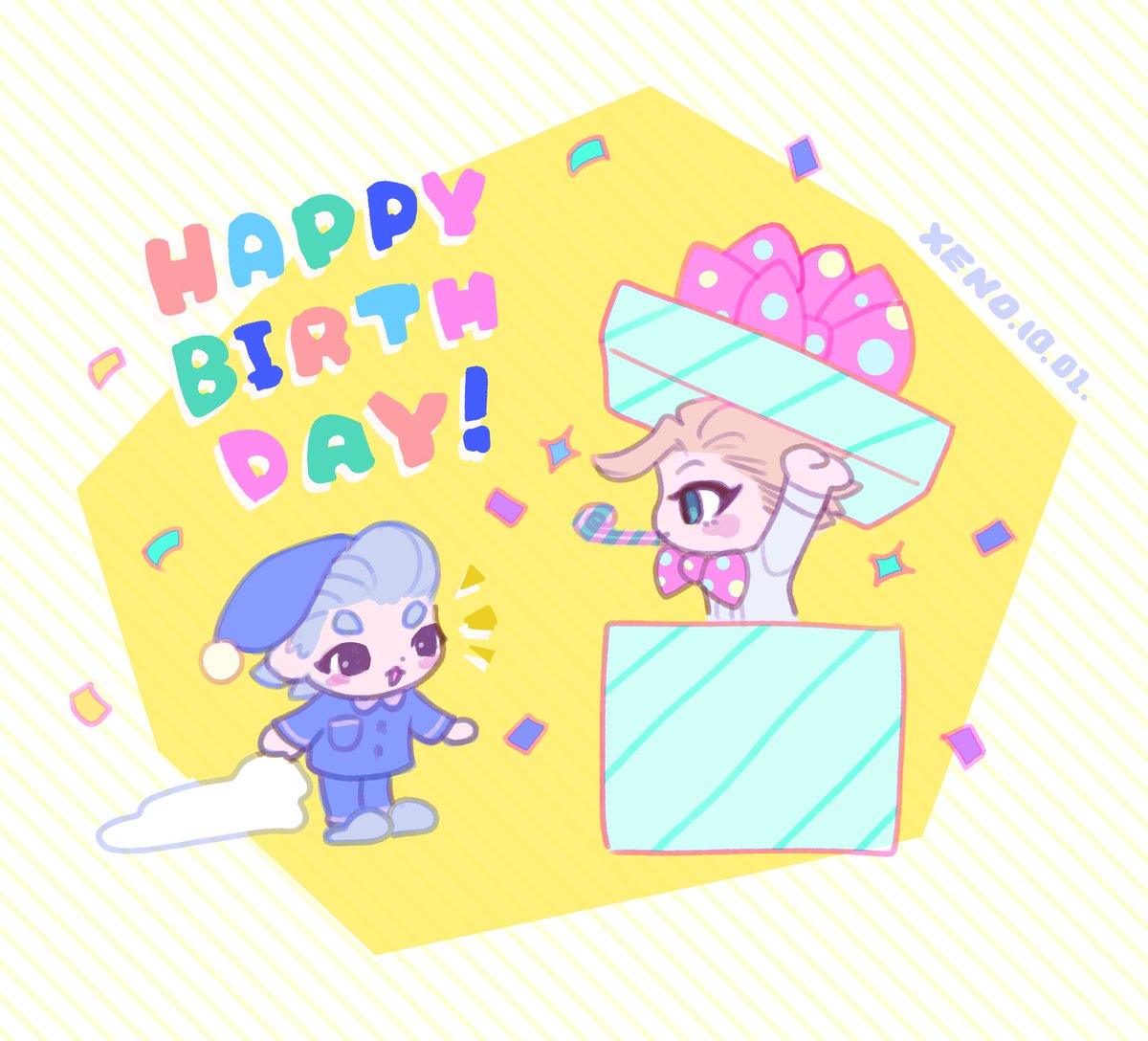 sawayakajuicy's tweet photo. 🥳
#ゼノ・ヒューストン・ウィングフィールド誕生祭2026
#DrSTONEゼノ誕生祭2026 https://t.co/MdhAETK3hr