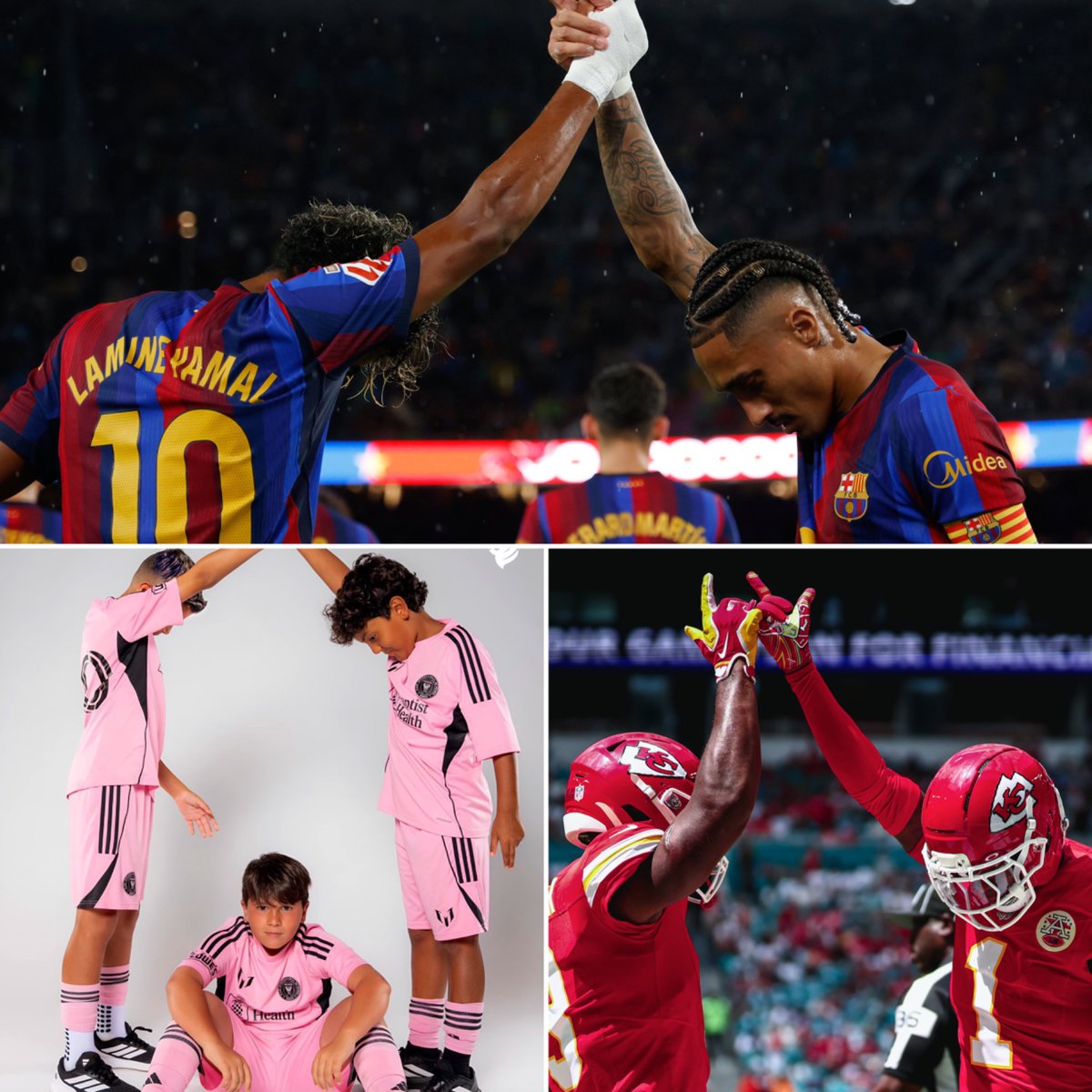 CrewsMat10's tweet photo. Lamine and Raphinha’s celebration has become a global thing. 😂 https://t.co/rwTsa34kbR