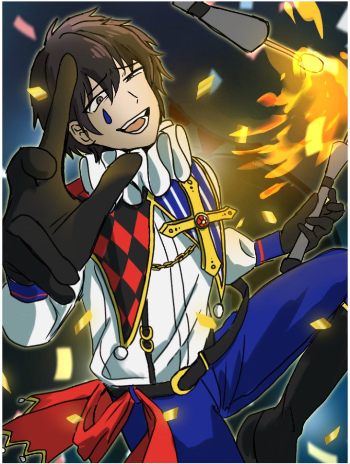 sezi_san_desuyo's tweet photo. ピエロな恭也さん✝️🎪
⚠️衣装捏造⚠️
色々ミスがあったので上げ直し https://t.co/o3OwpV8Bym