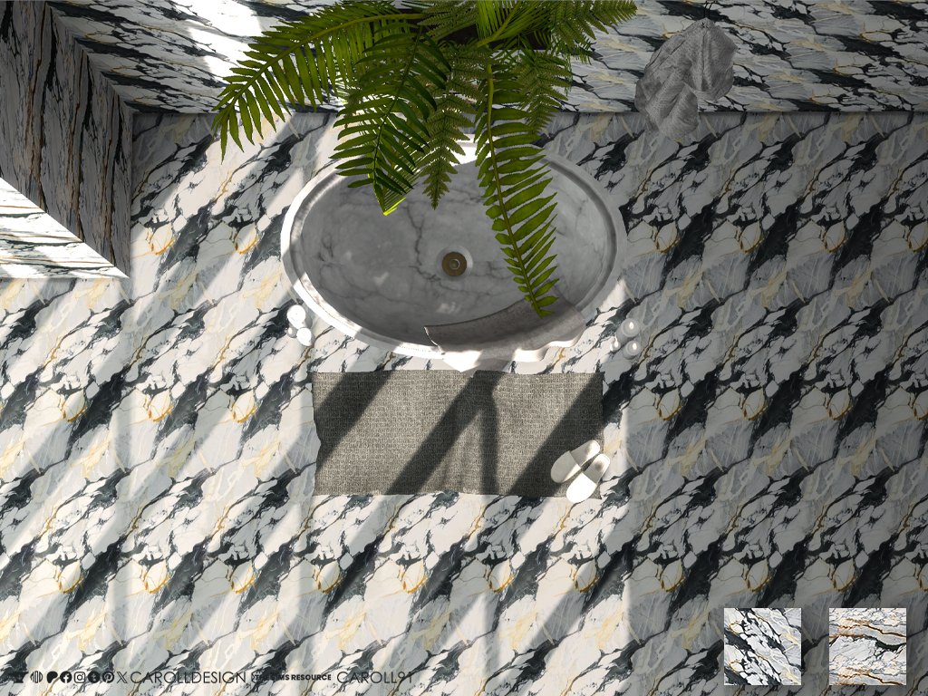 CarollDesign's tweet photo. Marmo Calacatta Build set 🩶

Download it here ⤵️

➡️ Wall: https://t.co/NjZZ5XLcVV
➡️ Floor: https://t.co/ZdVYbp8hQu

#TheSims4 #TheSims #Sims https://t.co/5OR6vfL6AE
