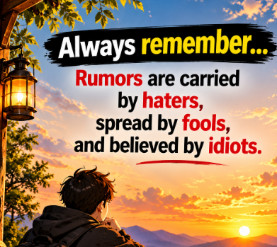 Bhattg18's tweet photo. Not everything you hear deserves your attention. Think before you believe.
#StayWise #ThinkBeforeYouBelieve #Mindset #LifeLessons #IgnoreNegativity #InnerPeace #SelfGrowth #PositiveMindset #Wisdom #Inspiration https://t.co/ChqiKeXTvd