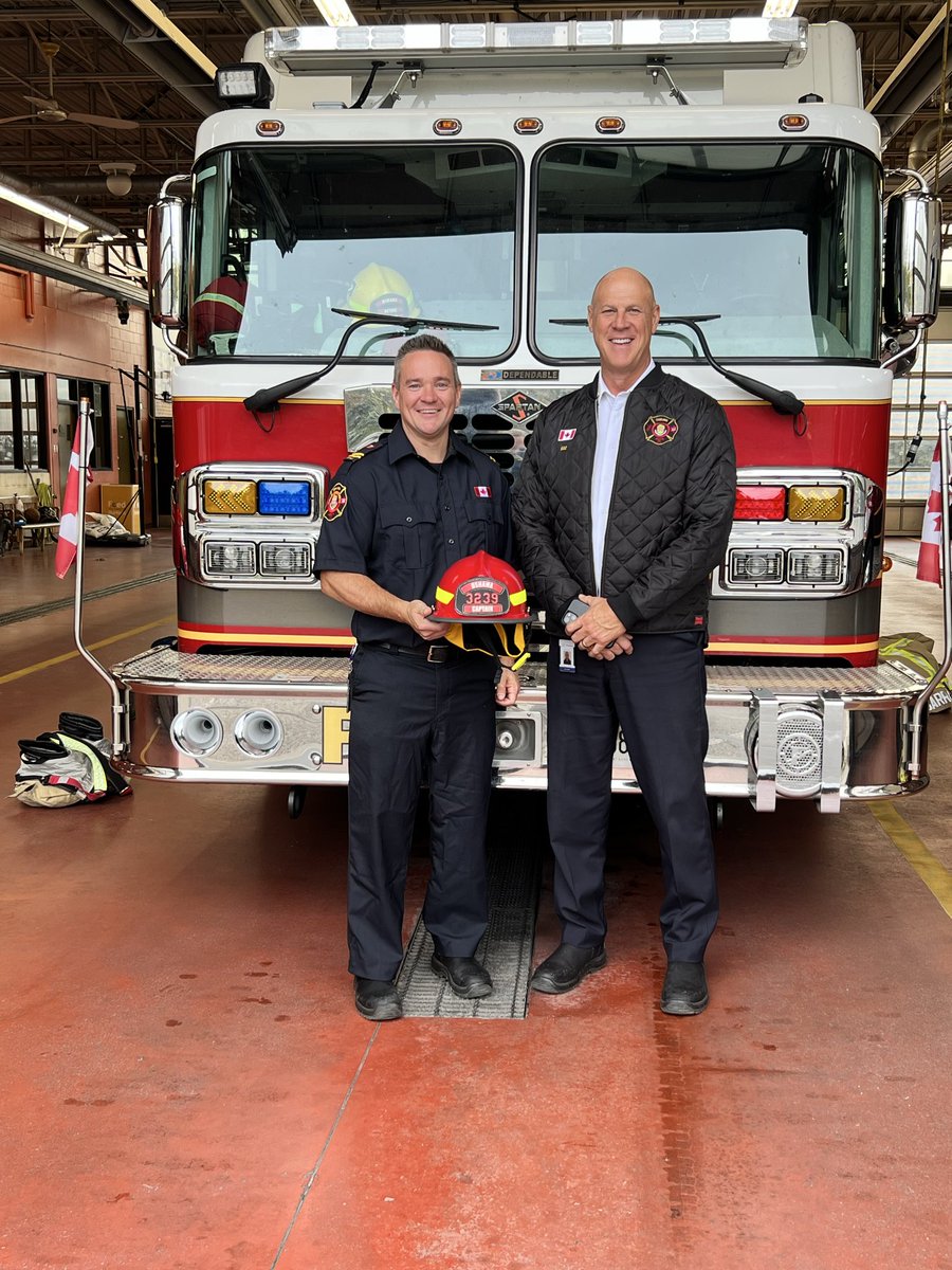 OshawaFire's tweet photo. Please help us congratulate Jarod Regan on his promotion to Captain, effective today! Captain Regan is stationed at Fire Hall 1 on Platoon 1A. A well deserved milestone. @oshawacity @iafflocal465 https://t.co/7ZWkPoBsT2