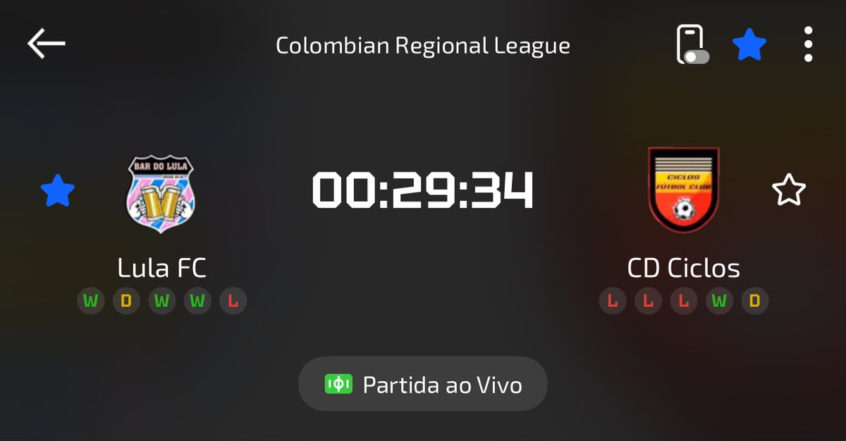 jonatanrosa's tweet photo. Qual palpite para esse jogo entre Lula FC x CD Ciclos? https://t.co/LWvRf9YaW8