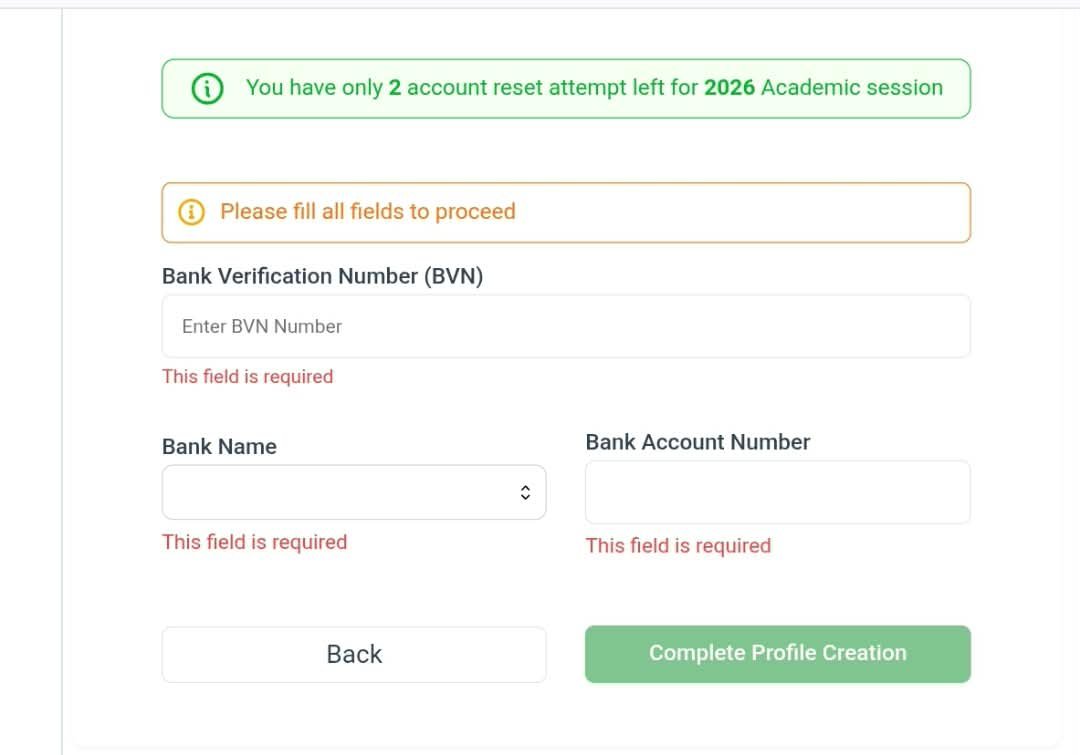 olami_olawale's tweet photo. I was requested to input bank verification number(BVN), what can I do because I'm not yet 18yrs.
Pls kindly help ASAP.
Thank you.
@NELFUND https://t.co/DW0tf6WOga