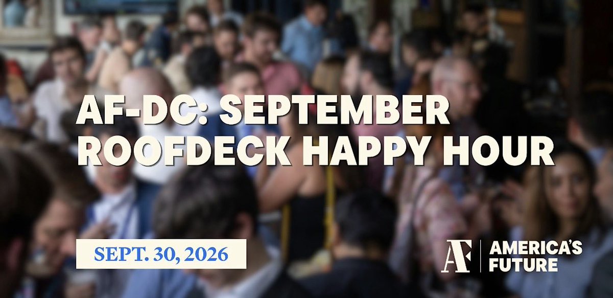edtarnowski's tweet photo. In other news, I’m hosting a happy hour for AF-DC tonight! Come kick off fall with us 🍻 https://t.co/tzUimTDViY