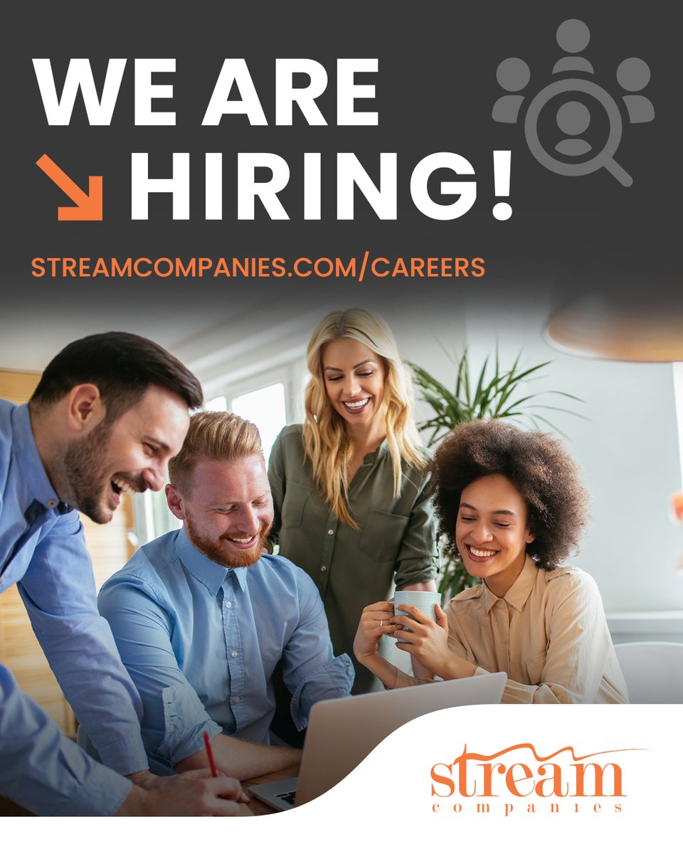 StreamCompanies's tweet photo. If you want to work where strategy, creative, and technology come together, Stream Companies is hiring.

Join a team that is focused on results, not fluff.

See open positions: https://t.co/GwnZni8Ali https://t.co/MwJ3n4jOx1