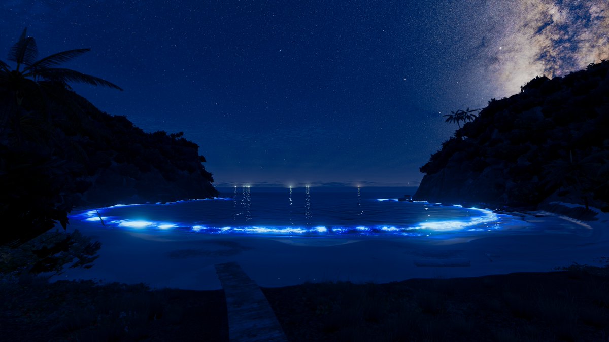 CupitanVR's tweet photo. World   : 星の入り江 - Liminal Cove
Author : - Shigure -

#VRChat #VRChatワールド紹介
#VRChat_world #VRChat_world紹介 https://t.co/AtF8IfFBxM