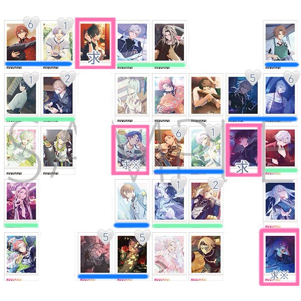 Ro_0789's tweet photo. 💌仮約束　交換　譲渡　18TRIP エイトリ　ぱしゃこれ　ミニフォト　Vol.4

譲:練牙、可不可、雪風、礼光、季肋、七基、宗氏、潮、幾成、千弥、太緒、潜、凪、糖衣、琉衣

求:添＞子タろ

▽郵送
▽プロカ読んでいただいた方優先
▽1BOXでもお気軽にお声がけください🌷
↓ https://t.co/y1THihwXe3