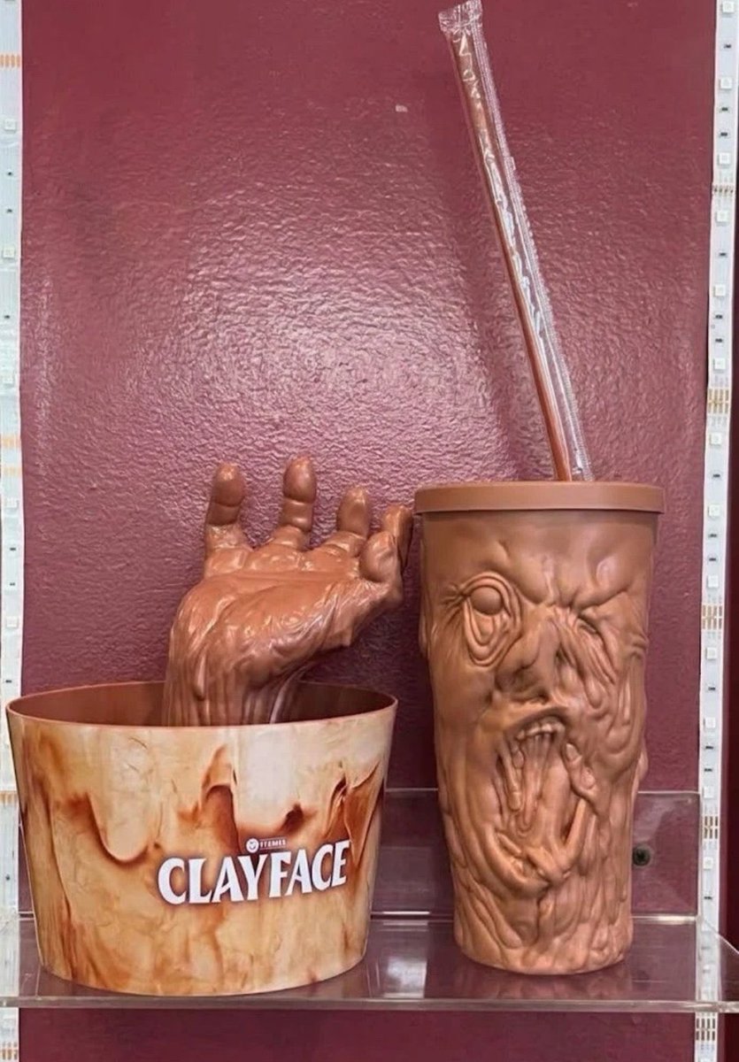 DCFilmNews's tweet photo. New look at the CLAYFACE Gripper Cup and Popcorn Bucket!!! 🫠

(via @gmtmemeoli) https://t.co/dpGfvslGbJ