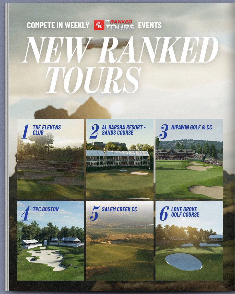 PGATOUR2K's tweet photo. See what’s waiting for you in Season 8 of #PGATOUR2K25 ⛳️ https://t.co/WkR6HiMd0j