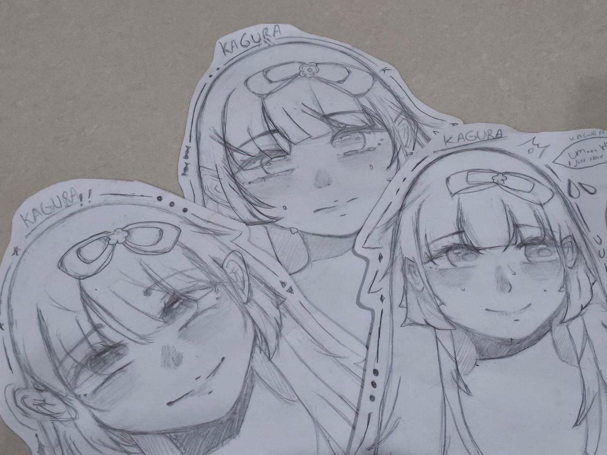 Mumui2t5's tweet photo. 1 Tahun lalu adalah bukti bahwa aku pernah diposisi mereka yg pengen juga ikut jadi fanart kagura, tapi aku mundur karna aku takut kena teror 🤣 https://t.co/baoXeOuBfv