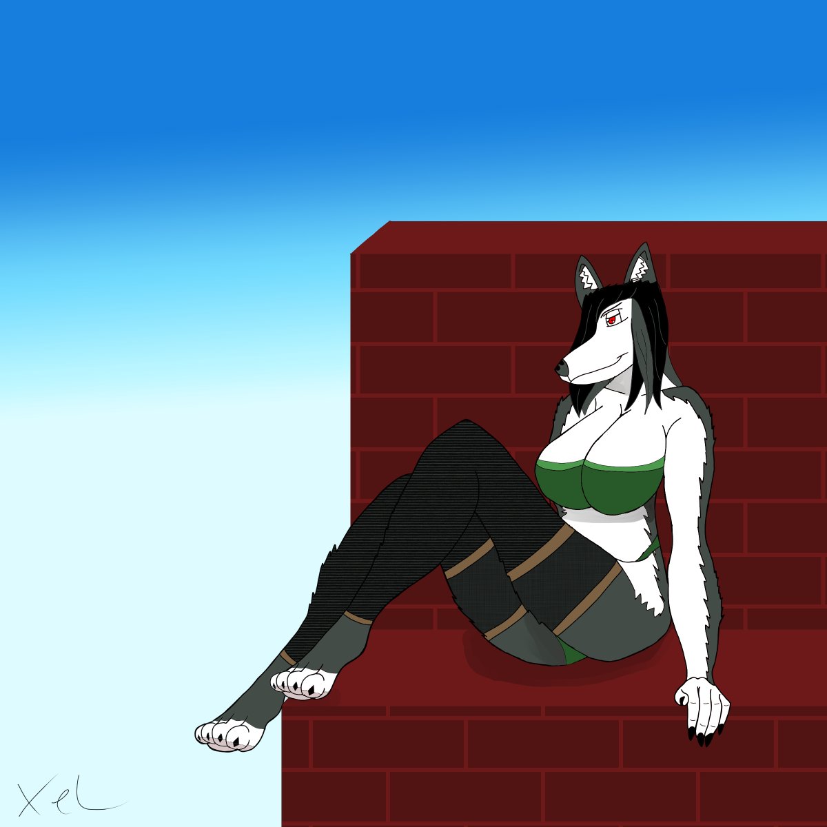Xel_the_Proto's tweet photo. Whooops been a bit since i posted another part of the time walk through my old Art.

Here's another one, still under the name Xel back then.
Some more of my OC Yelva. https://t.co/P30ZNcUrr6