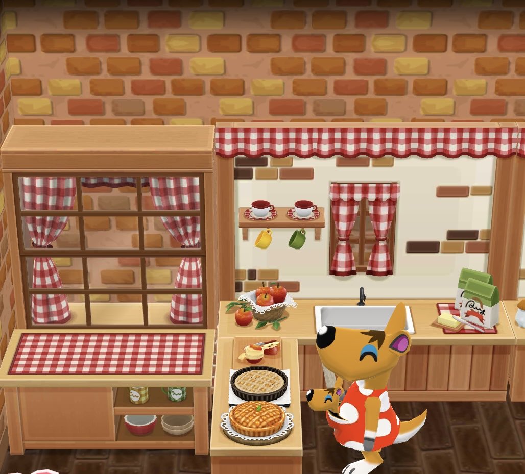 akamaru66's tweet photo. ９月最後のレイアウト🍂

マミィのアップルパイ・キッチン🍎🥧

#ポケ森レイアウト
#ポケ森コンプリート
#ポケ森 https://t.co/QBYTdMgp09