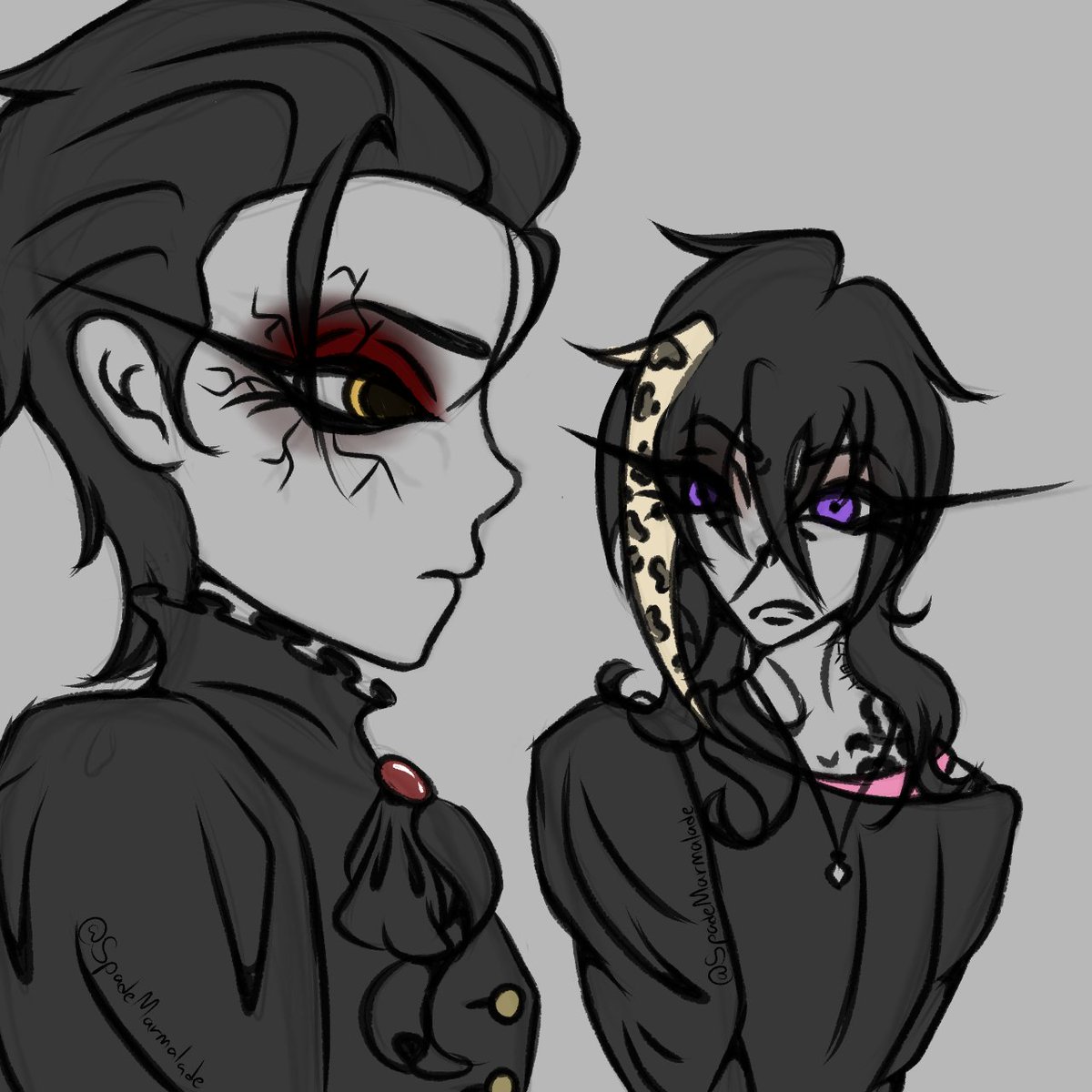 SpadeMarmalade's tweet photo. Shie made me do this #bachiart #kagurabachi https://t.co/ctoUo2cZvb