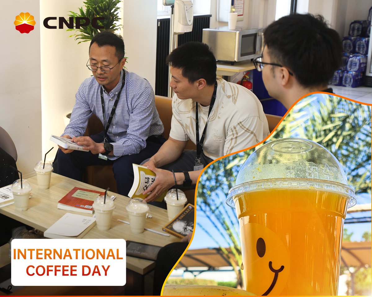 official_cnpc's tweet photo. ☕🏜️At #PetroChina's Rumaila camp in Iraq, a small café is brewing something warmer than coffee.
❤️✨Just 20 square meters, it has been a familiar corner for oilfield workers since 2016 — a place to take a breather, enjoy a coffee and slow down for a moment. But there's more to it than what's in the cup: all its proceeds go to charity, supporting local communities around the oilfield.
🥰🌱Ten years on, the coffee keeps flowing — and so does the goodwill.
🏘️🙌A small café. A decade of warmth, one cup at a time. #InternationalCoffeeDay #CommunityEngagement