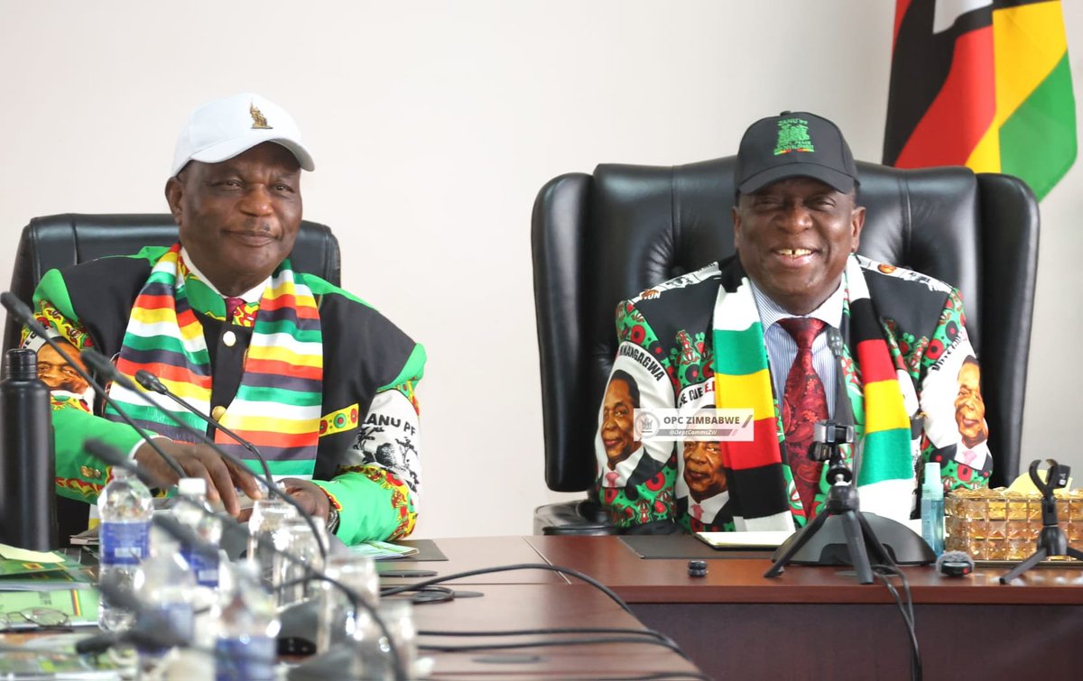 edmnangagwa's tweet photo. Today, I had the privilege of chairing the 397th Ordinary Session of the ZANU PF Politburo at our party headquarters in Harare. 

As we met, we paid a special tribute to our founding fathers, the late former President Robert Mugabe and former Vice President Simon Muzenda. Their enduring legacy continues to inspire deep unity, patriotism, and love for our great country.

Looking ahead, preparations for the upcoming 23rd National People's Conference in Chinhoyi are progressing exceptionally well. Operating under the theme "From Resolutions to Results," I have firmly charged the Party leadership to ensure our resolutions translate directly into tangible, life-changing results for our people.

On the economic front, our nation continues to witness a steady rise in investor confidence. This is clearly evidenced by the recent opening of the new $24 million USD Ecobank Head Office in Harare, alongside the highly positive engagements we secured with American business leaders at the UN General Assembly. Furthermore, the successful hosting of the Sanganai Tourism Expo in Masvingo showcases the immense resilience and potential of our tourism sector.

While we celebrate these successes, we remain proactive in safeguarding our communities against climate risks. Ahead of the predicted below-normal rainfall, the Government has formally approved a comprehensive Six-Pillar Drought Mitigation Plan to ensure food security and community support nationwide.

On the global stage, Zimbabwe’s diplomatic footprint continues to grow. We remain fully committed to multilateralism and diplomacy as we prepare to assume our seat on the UN Security Council in January 2027.

 Additionally, we look forward to hosting the 25th COMESA Summit, where Zimbabwe will proudly assume the Chairmanship.

I call upon all party members and citizens to remain focused, united, and disciplined. Together, we are building a prosperous Zimbabwe, leaving no one and no place behind.