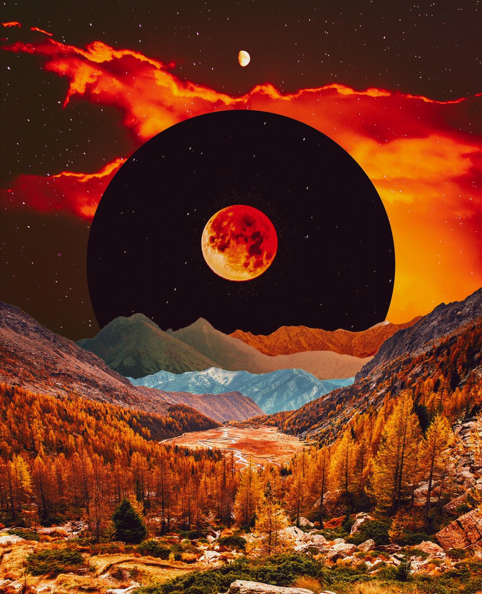 POSTWOOK's tweet photo. two moons https://t.co/bftwlSUH8A