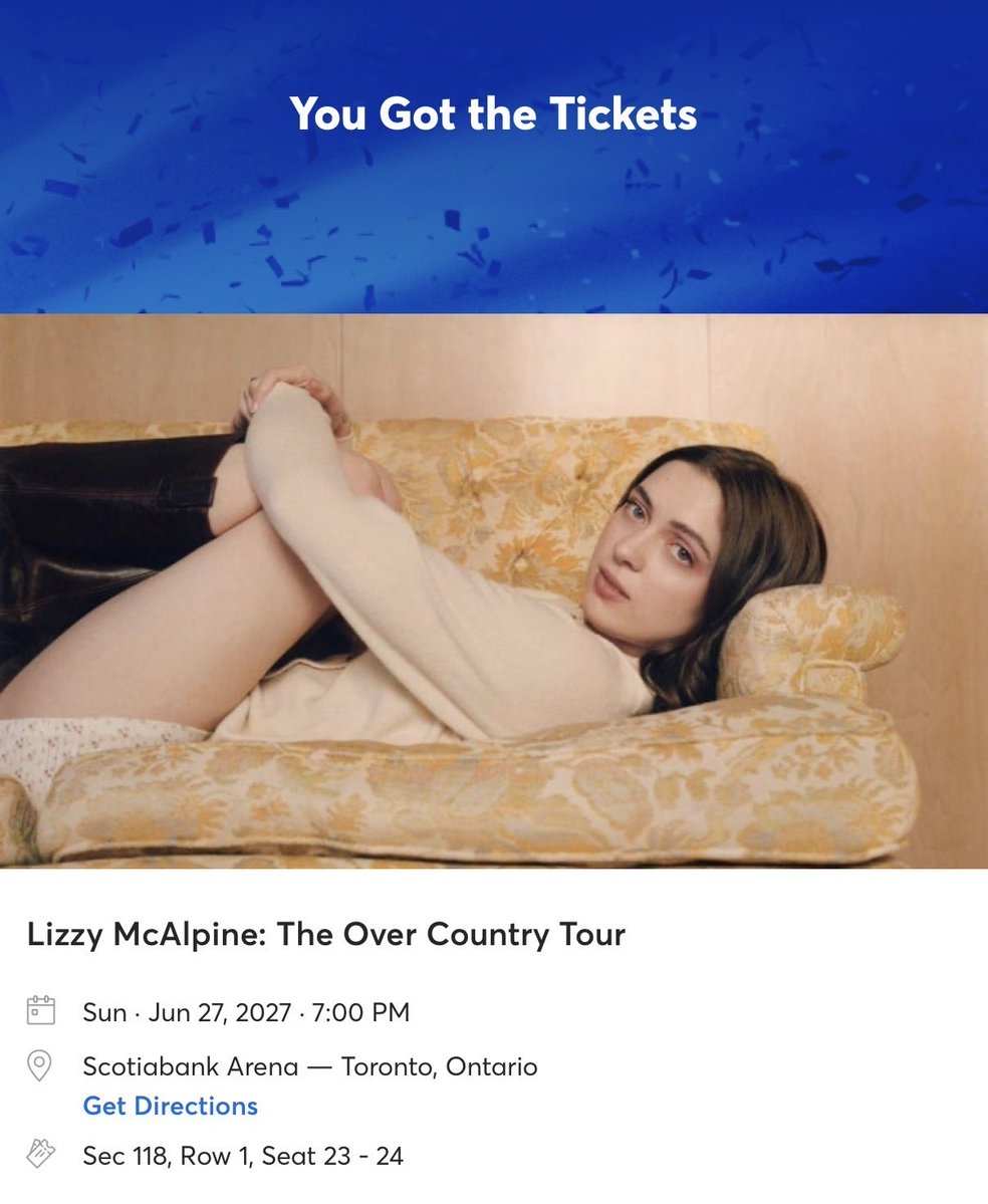 2_themountains's tweet photo. $1700 later LIZZY I WILL BE SEEING YOU (I would've sold my first child for this) https://t.co/4a4aruYJPa