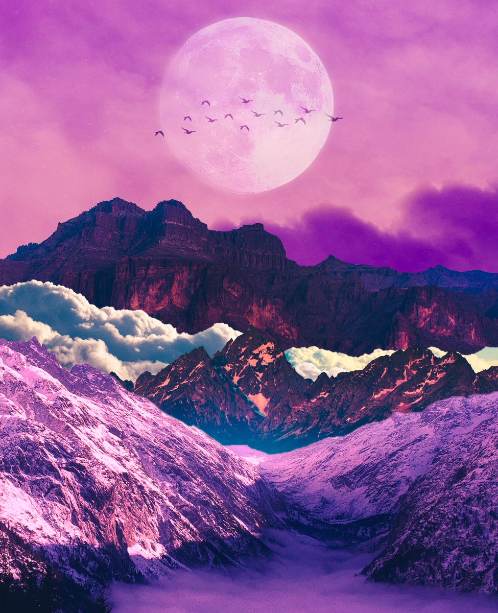 POSTWOOK's tweet photo. My art in purple https://t.co/PXX4emXxe9