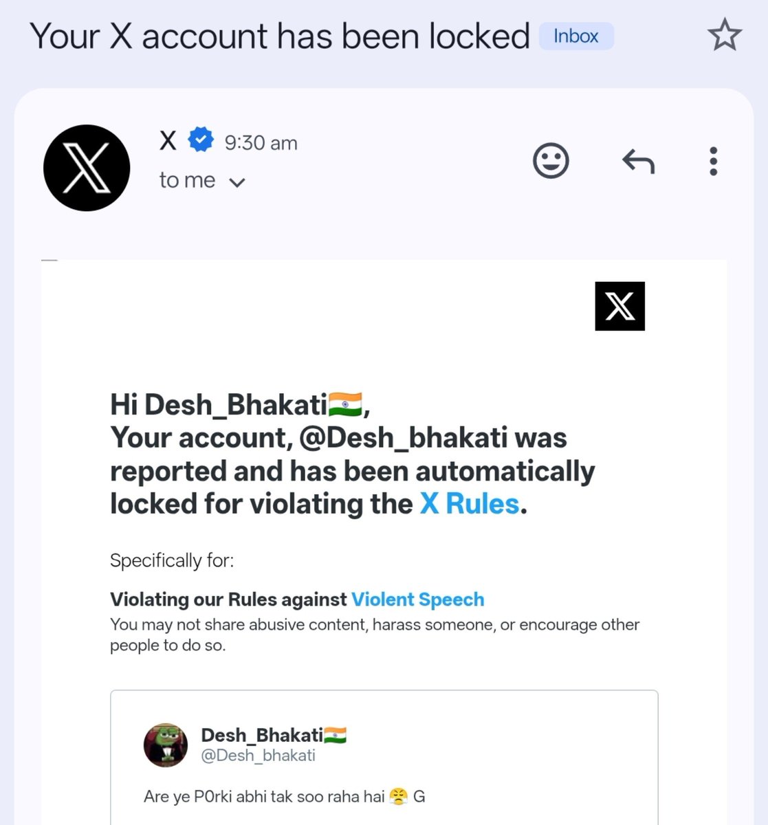 Desh_Bhakati20's tweet photo. Guys, please follow my alt account

main account was mass reported by haters ( Pakis ) https://t.co/FzzoUIsXdu