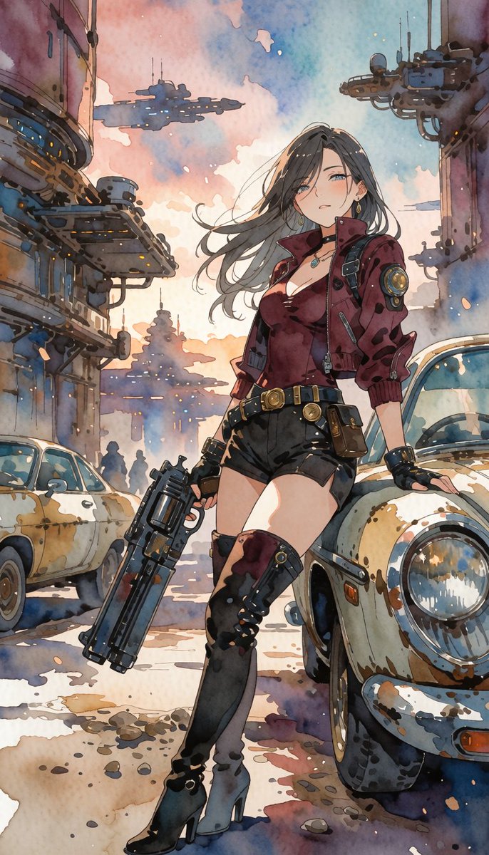 mimane_ai's tweet photo. #AIイラスト #AIart️️️️️️️️️️️️️️️️️️️️️️️️️️️️️️️️️️️️️️️️️️️️️️️️️️️ #eyaF
「銃を抜く相手を間違えたわね。……高くつくわよ?」 https://t.co/XT8g3vEul8