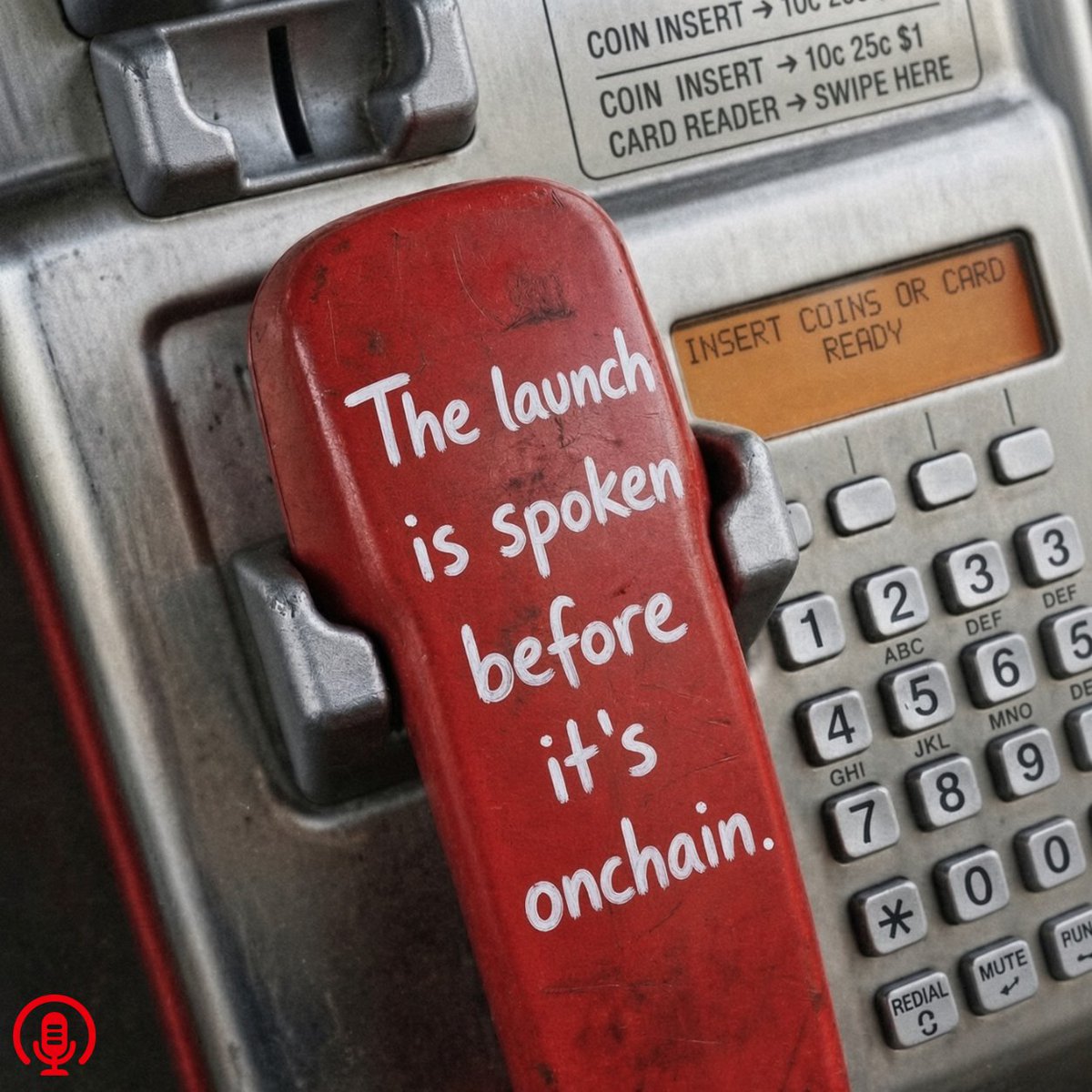 LaunchOnVoice's tweet photo. 私たちはこれを、古くからあるひとつの考えの上に創った。物事が現実になる前に、まず声に出して語られるべきものがある。電話も、約束も、名前も——言葉が先にあり、そのあとにすべてが続いていく。トークンのローンチも、それと同じだ。

The old phone booth needed coins to connect you to someone else. Ours just needs your voice to connect an idea to the chain.

Speak it. It's onchain.
話せば、オンチェーンになる。