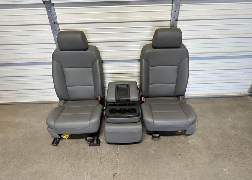 gmc_chevy_parts's tweet photo. 2014-2018 chevrolet silverado gmc sierra 1500 2500 grey leather front seats with jump seat
#gmc #diesel #blazer #lexus #trucks #hyundai #ram #lifted #gmc #cummins #cadillac #liftedtrucks #silverado #tahoe #powerstroke #duramax #sierra #truckporn https://t.co/CHPsr9oZhp